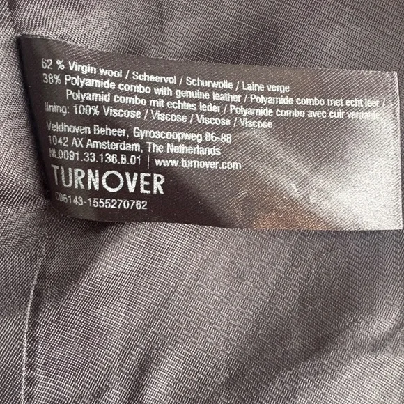 TURNOVER Ivory wool coat EU 36 - Picture 16 of 16